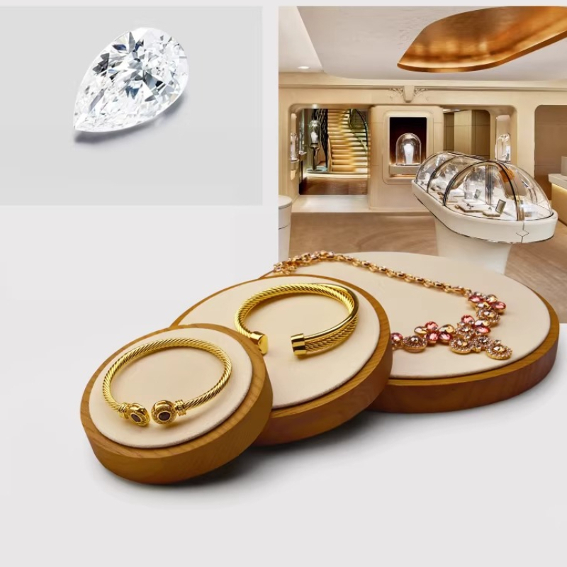 Jewelry And Watches Store - Подставка для украшений из массива дерева: