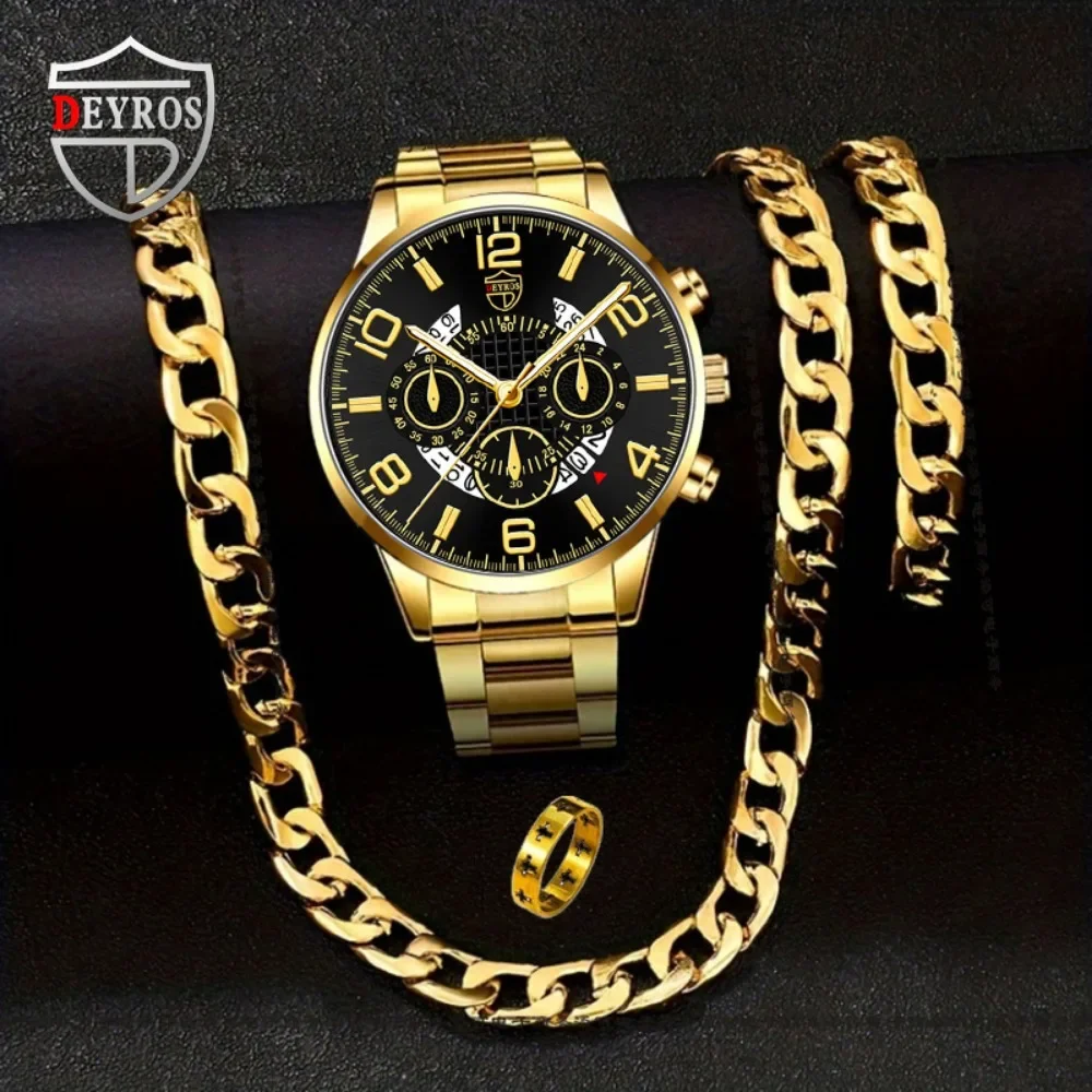 Best Jewelry Watches - 4 шт./компл. мужские повседневные часы из