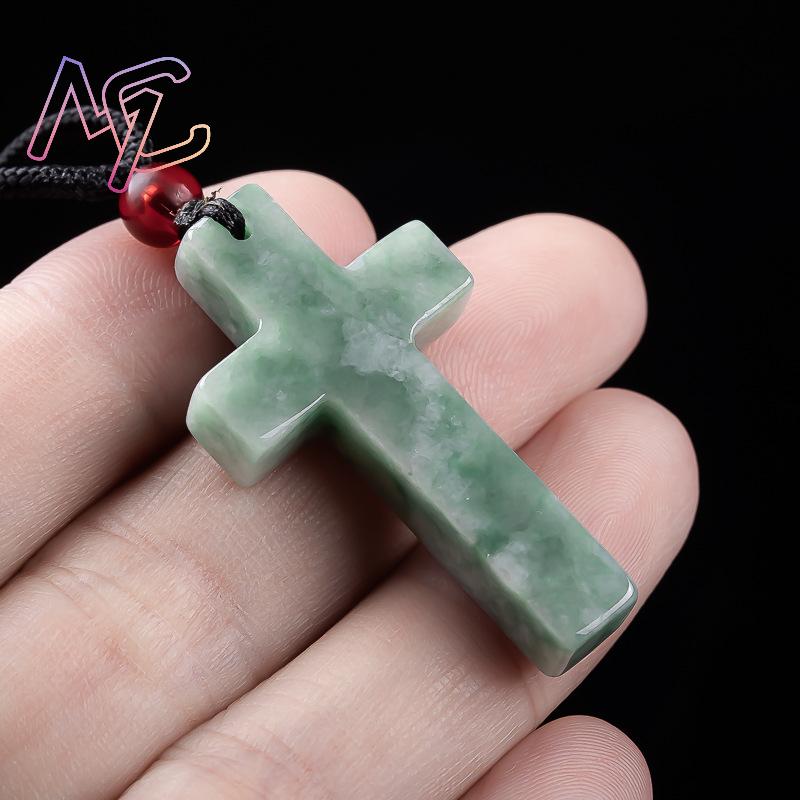 Мьянманский жадеитовый крест,  – обзор и цена Necklace Pendant