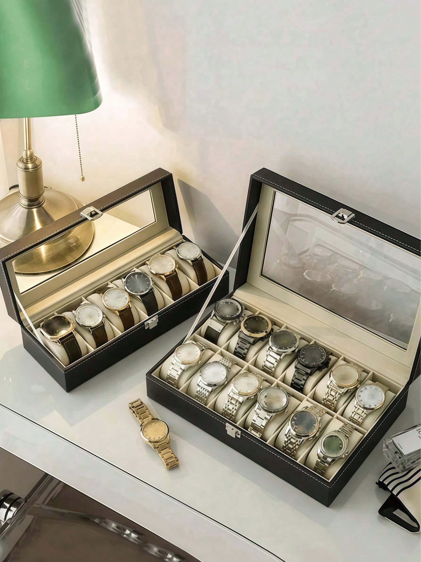 Кожаная шкатулка для часов с з – обзор и цена Jewelry Box With Watches