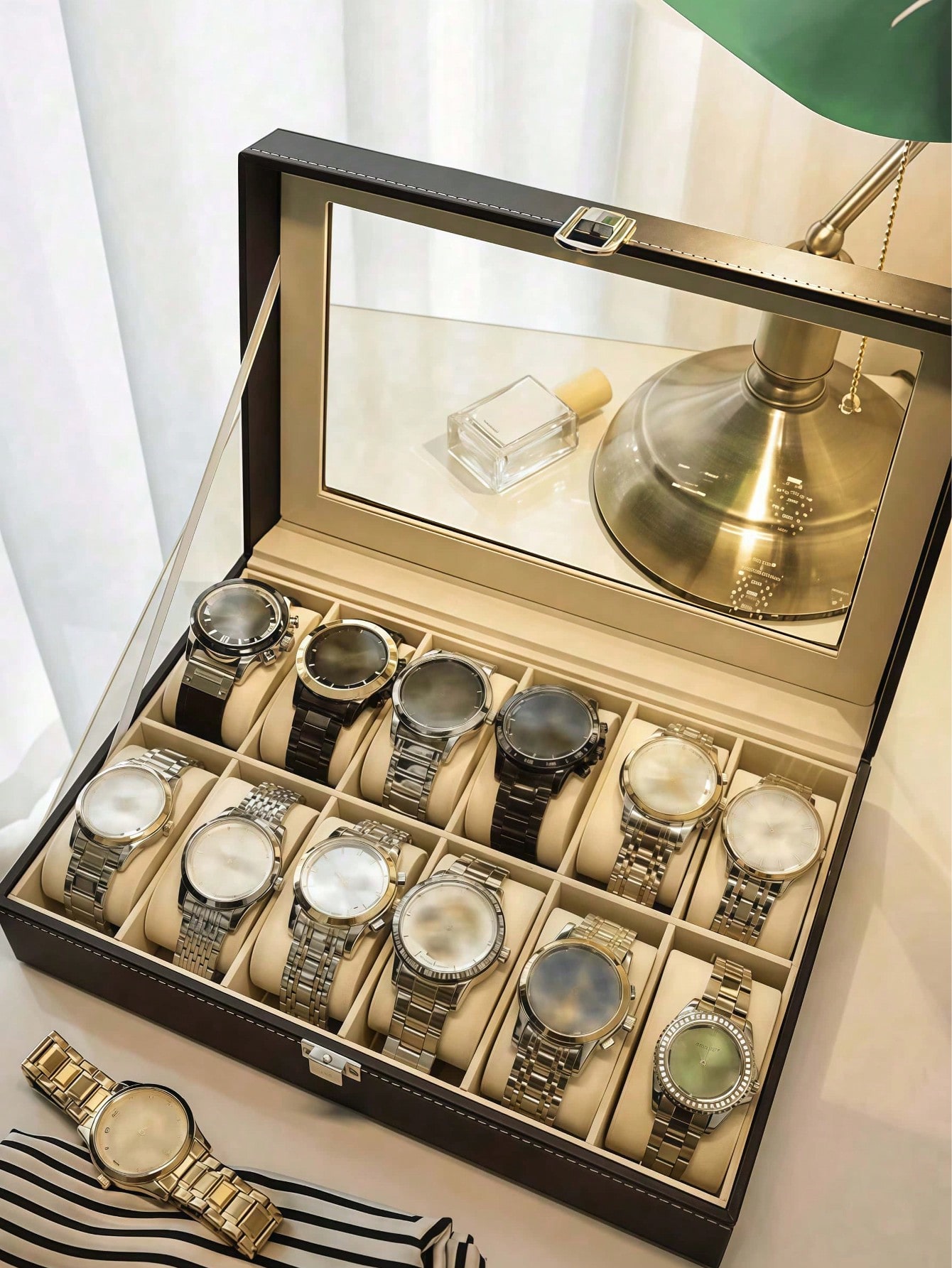 Кожаная шкатулка для часов с з – обзор и цена Jewelry Box With Watches