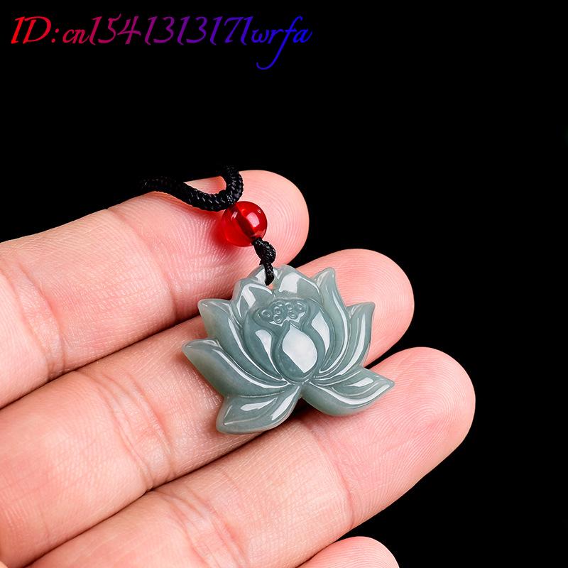 Мьянма Жадеит Лотос Подвеска О – обзор и цена Necklace Pendant